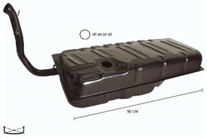 Bränsletank, VW POLO Classic, POLO II, POLO Coupé, POLO Skåp/halvkombi, 867 201 075D