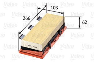 Luftfilter, RENAULT CLIO II, CLIO Skåp/halvkombi II, KANGOO, KANGOO Express, THALIA I, 7701044101