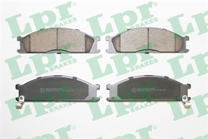 Bromsbeläggsats, Framaxel, FORD MAVERICK, NISSAN PATHFINDER I, PICK UP, TERRANO I, VANETTE Buss, VANETTE Skåp, SUBARU SVX, 26296AA050, 2