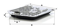 Hydraulikfilter, automatväxellåda, ALPINA,BMW,JAGUAR,LAND ROVER, 24 34 1 422 673