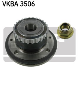 Hjullagersats, Bakaxel, RENAULT KANGOO, KANGOO Express, 77 01 205 499