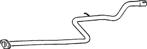 Avgasrör, Mitt, NISSAN SUNNY II, SUNNY Hatchback II, 20030-69A00