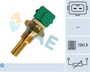Sensor, kylvätsketemperatur, CITROËN,FIAT,LANCIA,PEUGEOT, 1920 Q2, 1920.Q2, 96 164 556, 96.164.556, 9616455680, 987 612 676 01