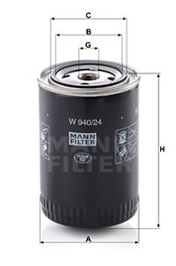 Oljefilter, ALFA ROMEO,DAEWOO,FORD,LAND ROVER, 00 22 714 000, 116760603000, 2.54.037, 25403711, 25403711/1, 25403711/2, 3917 694, 3947 5