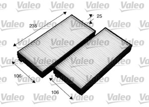 Kupefilter, KIA CLARUS, CLARUS Kombi, RIO Halvkombi, RIO Sedan, 0K9A46152X, 0K9A4-6152XA, 97619FD200, K9A46152X, K9A46152XA