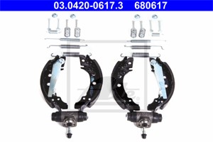 Bromsbackar, sats, Bakaxel, AUDI,SEAT,VW