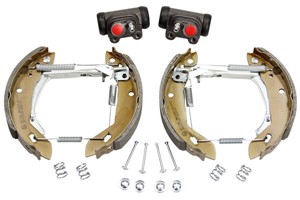 Bromsbackar, sats, Bakaxel, CITROËN ZX, PEUGEOT 309 I, 309 II, 42412E, 42414P, 42417V, 4241C3, 95644438
