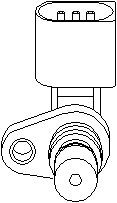 Varvtalssensor, motorhantering, AUDI,FORD,PORSCHE,SEAT,VW, 06A 905 161A, 1 072 303, 955 606 106 00, 95VW99P986BA