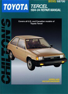 Haynes Reparationshandbok, Toyota Tercel, Universal