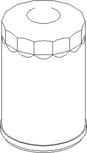 Oljefilter, CITROËN,FIAT,PEUGEOT, 1109 AS, 1109 Y5, 1109 Y6, 16 062 674 80, 71753739, 8093784