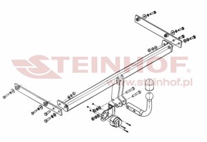 Dragkrok, Standard, FORD FIESTA VI