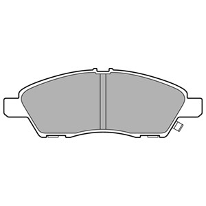 Bromsbeläggsats, Framaxel, NISSAN TIIDA Halvkombi, TIIDA Sedan, D1060-1HL0B, D1060-ED500