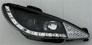 Strålkastare, PEUGEOT 206 CC, 206 Halvkombi, 206 SW, 206 Van