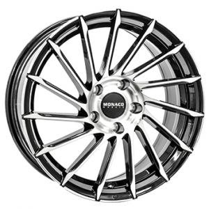 Monaco Turbine Black Polished 8x18 5/108 ET45 B63.4