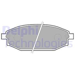 Bromsbeläggsats, Framaxel, HYUNDAI GALLOPER I, GALLOPER II, MITSUBISHI GALLOPER, 58101-M1A00, S2000100, SB000027, SB000100