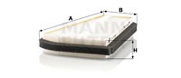 Kupefilter, CHEVROLET LANOS Sedan, DAEWOO LANOS, LANOS Sedan, M218612029, ZZ07002