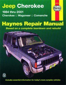 Haynes Reparationshandbok, Jeep Cherokee, Wagoneer, Comanche, Universal