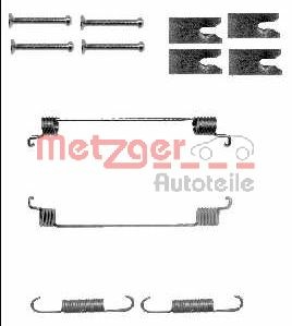 Tillbehörssats, bromsbackar, Bak, FIAT GRANDE PUNTO, OPEL CORSA D