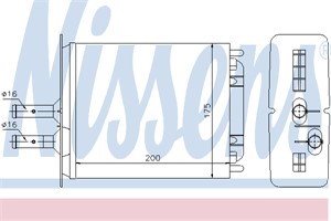 Värmeväxlare, kupévärme, FIAT BARCHETTA, PUNTO, PUNTO Cabriolet, PUNTO Van, LANCIA Y, 46722095, 5893932