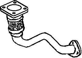Avgasrör, Fram, HYUNDAI,SEAT,VW, 1H0253091R, 6K0253058BV, 6K0253091H