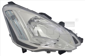 Strålkastare, Höger, CITROËN BERLINGO MULTISPACE, BERLINGO Skåp/stor limousine, PEUGEOT PARTNER TEPEE, 9677201980, 9806306580