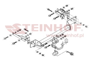 Dragkrok, Standard, RENAULT CLIO II