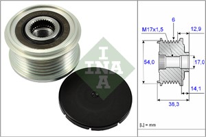 Frihjulskoppling, generator, CITROËN,DS,PEUGEOT,TOYOTA, 16 080 660 80, 16 100 482 80, 1608066080, 1610048280, 96 060 074 80, 96 882 373