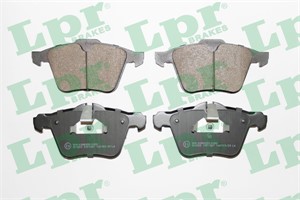 Bromsbeläggsats, Framaxel, JAGUAR S-TYPE II, XF I, XJ, C2C27291, C2C36974, C2C40926, C2Z14096