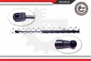Gasfjäder, bagageutrymme, Bak, FIAT IDEA, 46830389