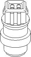 Kylvätsketemperatur-sensor, SEAT TOLEDO I, VW PASSAT B3/B4, PASSAT B3/B4 Variant, 701 919 369