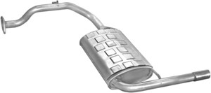 Bakre ljuddämpare, Höger bak, HONDA CIVIC Hatchback IV, 18031-SH4-506, 18307-SH3-E01, 18307-SH3-G03, 18307-SH3-J05, 18307-SH3-J06, 18307