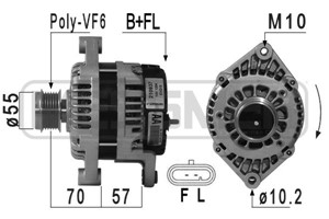 Generator, CHEVROLET CAPTIVA, EPICA, LACETTI, NUBIRA Kombi, NUBIRA Sedan, OPEL ANTARA A, VAUXHALL ANTARA A, 96 627 029, 96 866 018