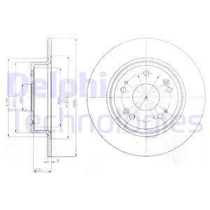 Bromsskiva, HONDA ACCORD VIII, ACCORD Kombi VIII, ACCORD Sedan IX, 42510- TA0-A01, 42510SFY000, 42510-TA0-A00, 42510TA0A02