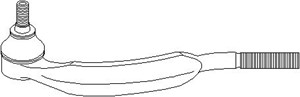 Styrled, framaxel vänster, PEUGEOT 407, 407 SW, 3817 58