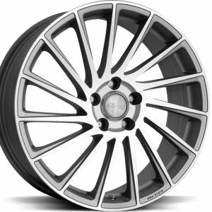 Brock B39 Ferric Grey Polish 7x17 4/108 ET18 B65.1