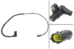 ABS-givare, Sensor, hjulvarvtal, framaxel höger, KIA RIO Halvkombi, RIO Sedan, 0K31L-43-70XD, 0K31L-43-70XE