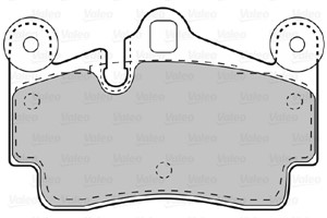 Bromsbeläggsats, Bakaxel, AUDI Q7, PORSCHE CAYENNE, VW TOUAREG, 7L0698451A, 7L0698451B, 7L0698451G, 7L0698451H, 7L5698451, 7L6698451A, 9
