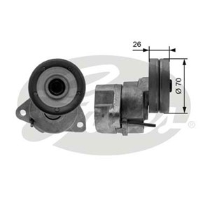 Spännrulle, flerspårsrem, CHEVROLET,DAEWOO,OPEL, 1340534, 1340541, 1340542, 1340544, 24412292, 4803350, 6340532, 8905002290, 90412430, 9