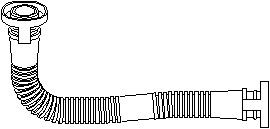 Slang, ventilkåpsventilation, AUDI A4 B6, A4 B6 Avant, A6 C5, A6 C5 Avant, SKODA SUPERB I, VW PASSAT B5.5, PASSAT B5.5 Variant, 078 103