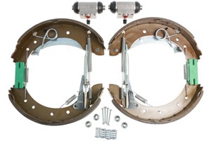 Bromsbackar, sats, Bakaxel, CITROËN,FIAT,PEUGEOT, 4241H5, 9945884