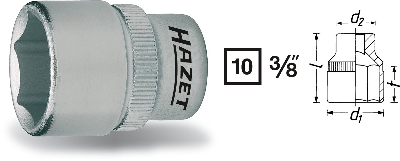 Hylsa 3/8" 7mm
