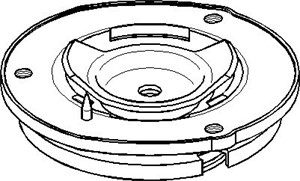 Fjäderbenslager, Fram, höger eller vänster, PEUGEOT 406, 406 Break, 5038 66