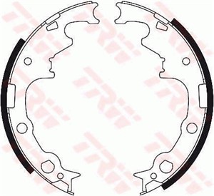 Bromsbackar, sats, Bakaxel, CHRYSLER,DODGE,JEEP,PLYMOUTH, 04423606, 04723367, 04723367AA, 04723367AB, 0J8130744, 4423606, 4723367, 47233