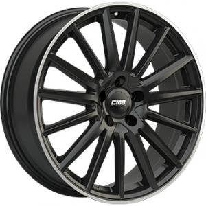CMS C23 Gloss Black Polished lip 7.5x17 5/108 ET52 B63.4