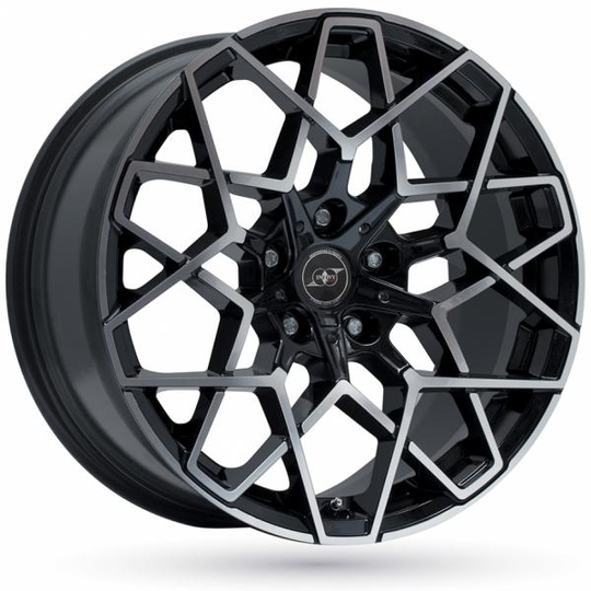 Infiny Individual Otto Shiny Black Machined Face 9,5/19 5/112 ET40 B66.6