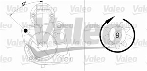 Startmotor, ABARTH,ALFA ROMEO,FIAT,FORD,LANCIA,OPEL, 1542468, 1567033, 46548654, 46813058, 46813064, 46816793, 46816973, 51772325, 51812