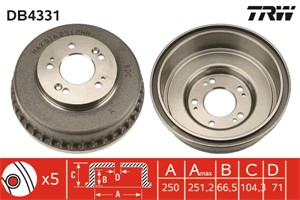 Bromstrumma, Bakaxel, KIA CARNIVAL I, CARNIVAL II, 0K552-26251, 0K552-26251A, 0K56A-26251A
