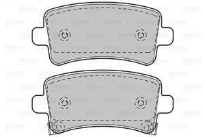 Bromsbeläggsats, Bakaxel, BENTLEY,CADILLAC,CHEVROLET,OPEL,SAAB,VAUXHALL, 13237765, 13237766, 13237767, 13237768, 13338368, 13343450, 133