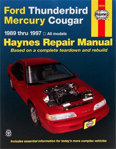 Haynes Reparationshandbok, Ford Thunderbird & Mercury Cougar, Universal