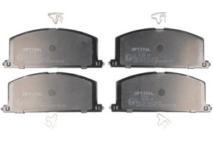 Bromsbeläggsats, Framaxel, TOYOTA, 0049112281, 0446510040, 0446512010, 0446512020, 0446512030, 0446512040, 0446512090, 0446512140, 04465